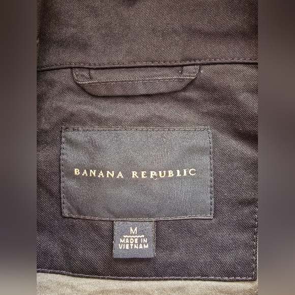 Banana Republic Hooded Four-Pocket Jacket True Navy - Picture 4 of 7